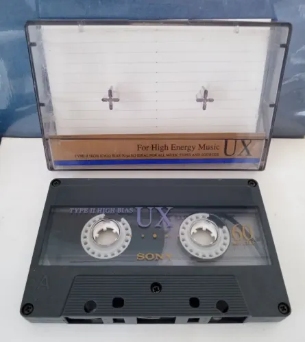 4 Fitas K7 Sony UX Usadas