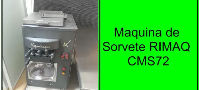 Só até amanhã Máquina de sorvete Rimaq CMS72