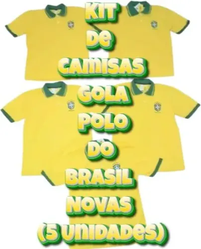 Camisas Polo do Brasil Novas