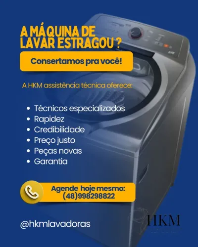 Conserto de Máquina de Lavar - HKM Assistência Técnica