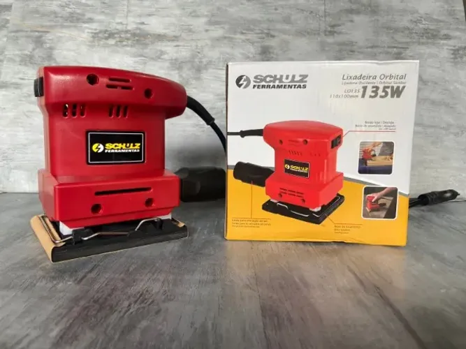Lixadeira Orbital 135w 127v Schulz com lixa