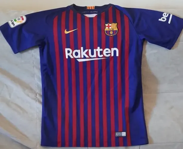 Camisa oficial Barcelona infantil, 12/13 anos.
