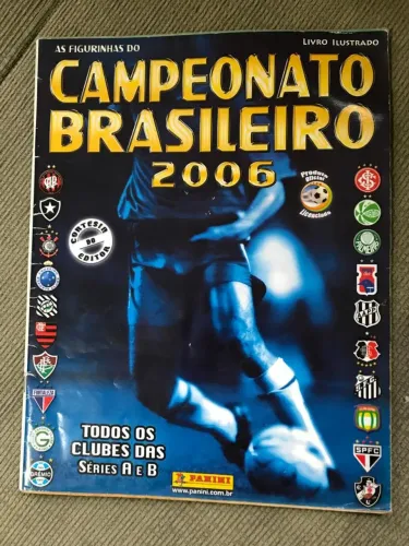 Álbum campeonato brasileiro 2006 incompleto