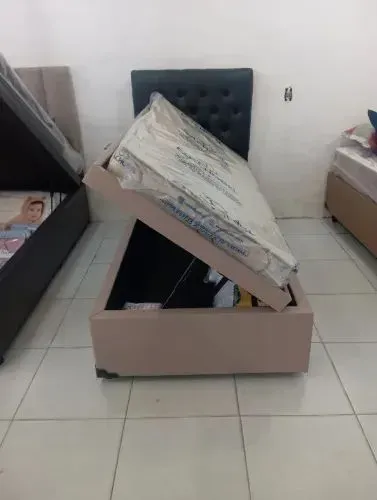 Cama Box solteiro Baú direto de fabrica Frete grátis 