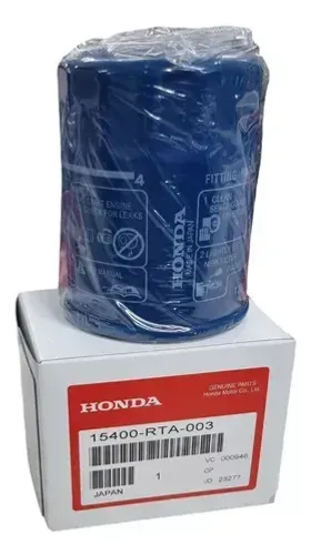 Filtro De Óleo Honda 15400-rta-003 Civic City Fit Wr-v
