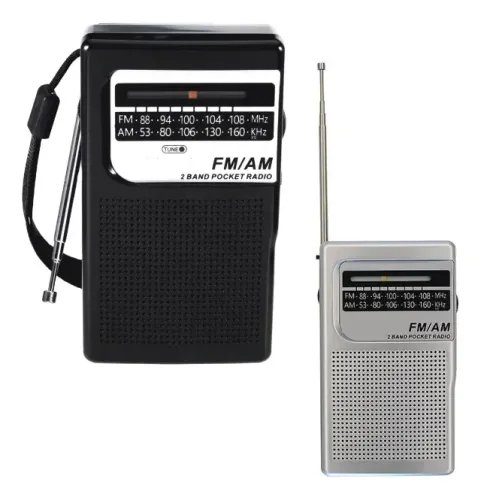 Rádio Am/fm Portátil Altomex Recarregável