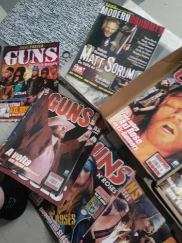 Coleção Guns N' Roses. Iten de colecionador. Fã.