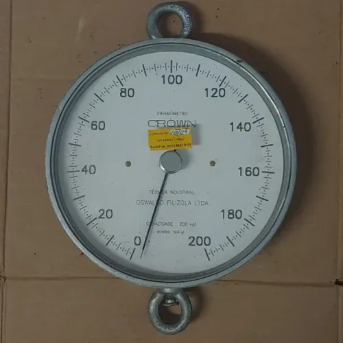 Dinamômetro Analógico Circular 200 kgf - Crown - usado