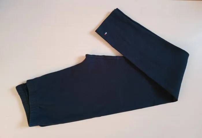 Calça Legging Preta Infantil Tommy Hilfiger 