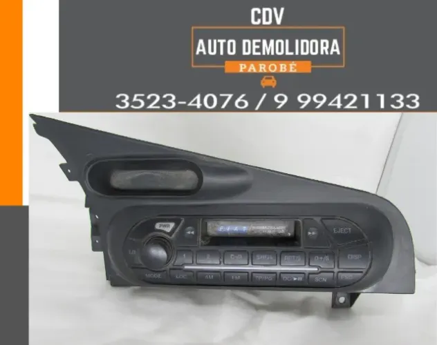RADIO USADO DO FIAT/PALIO WEEKEND STILE 1998