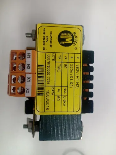 Transformador 380V/220V 60VA - Novo