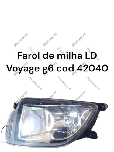 Farol De Milha Lado Direito Voyage G6 Cod 42040