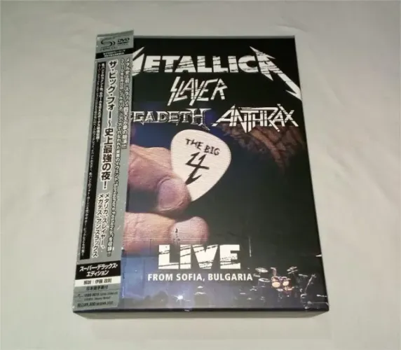 The Big 4: Live From Sofia, Bulgaria - Box Set Com 2 Dvds + 5 Cds - Leia todo o anuncio