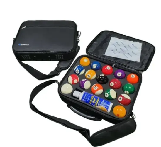 Estojo Aramith com Bolas Numeradas Premier Bola Treino e Limpador