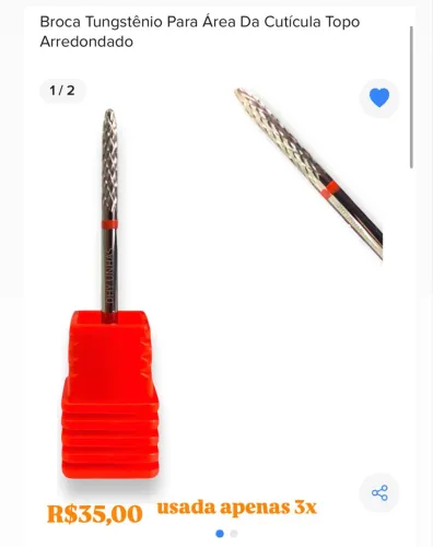 Broca Tungstênio Para Área Da Cutícula