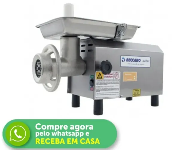 Picador de Carne Beccaro Bocal 8 Bivolt Novo