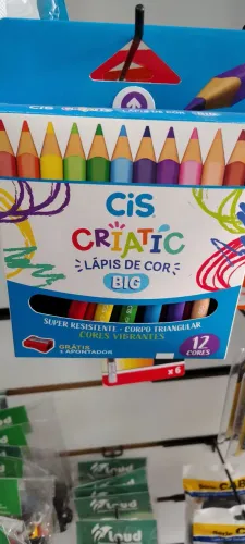 Lápis de cor CIS CRIATIC BIG COM 12