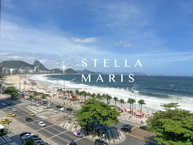 Avenida Atlântica, Apartamento FRONTAL MAR com vista panorâmica do Forte de Copacabana ao 