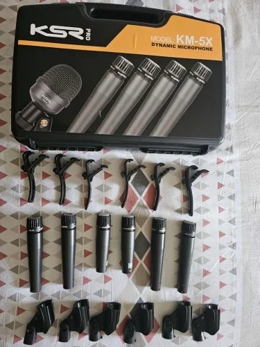 Kit Microfone KSR PRO ( LEIA E DESCRIÇÃO)