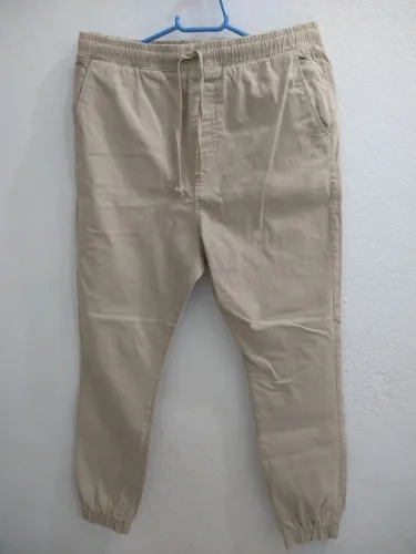 Aproveite* Calça Jogger Skinny Denim 44 Cor Kaki