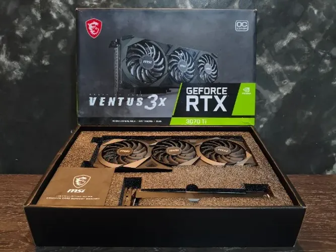 RTX 3070TI VENTUS 3X 8G OC + GARANTIA