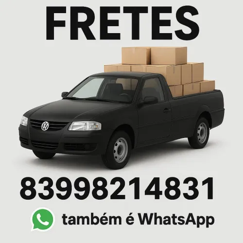 Fretes para João pessoa e toda Paraiba