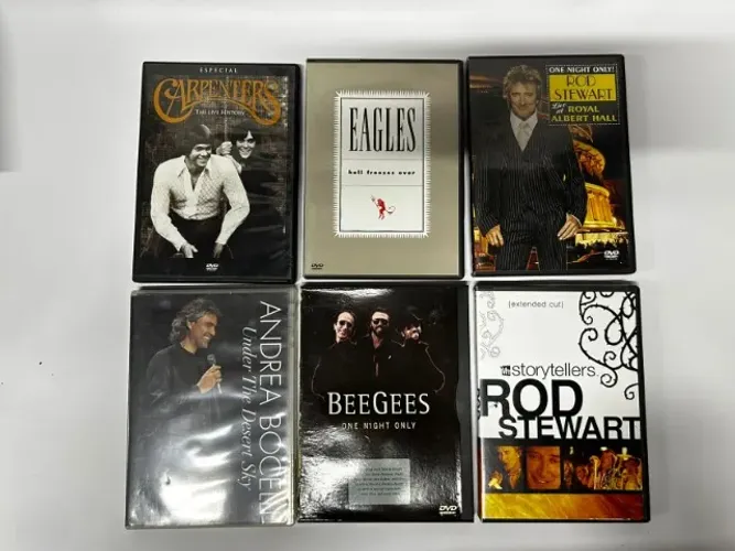 Lote de 20 Dvds Musicais Diversos - Originais