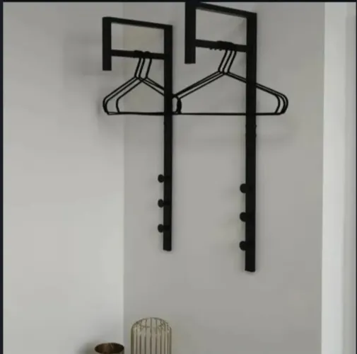 Cabideiro de parede em metal