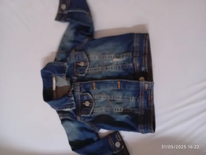 Jaqueta Jeans Infantil - Tam.1 ano