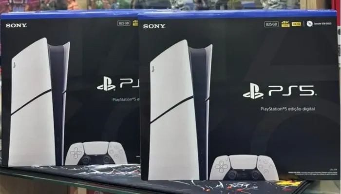 PlayStation 5 Digital Edition 825GB - Branco - Novo e Lacrado | Entregamos