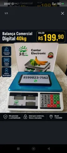 Balança comercial 40 kg ( pronta entrega)