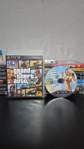 GTA V Mídia Física para PS3 - Conservado com mapa e manual original GTA 5