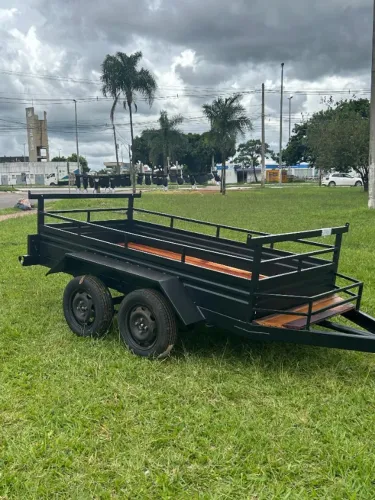 Carretinha Trucada 2.50 x 1.20 Modelo Completo - Reboque