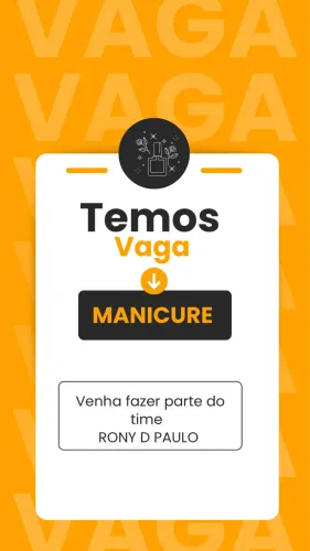 Vaga para manicure