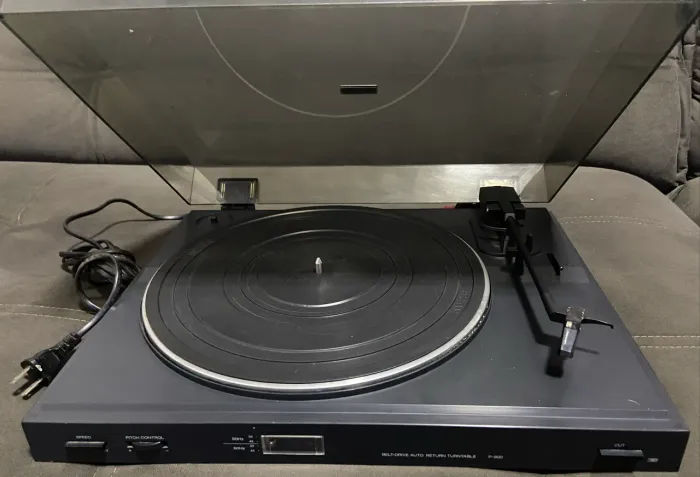 Toca discos Sansui LP vinil falta agulha LEIA A DESCRIÇÃO.