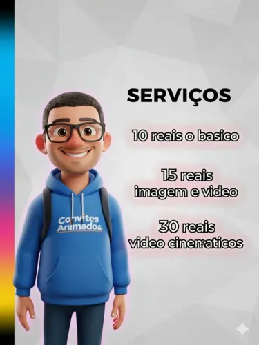 CONVITES ANIMADO (ANIVERSRIO)