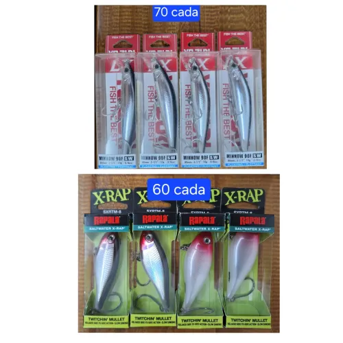 Iscas Artificiais Yo-Zuri e Rapala