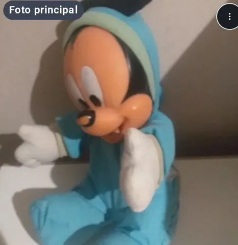 Pelucia baby Mickey anos 2000 Nostalgia