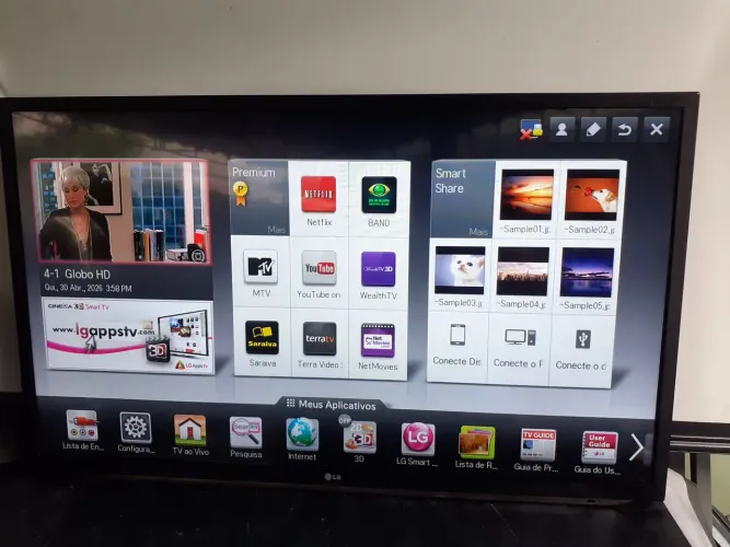 Tv LG 47lm6200  47 polegadas full HD 