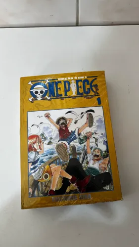 Mangá One Piece volume 1 edição 3 em 1