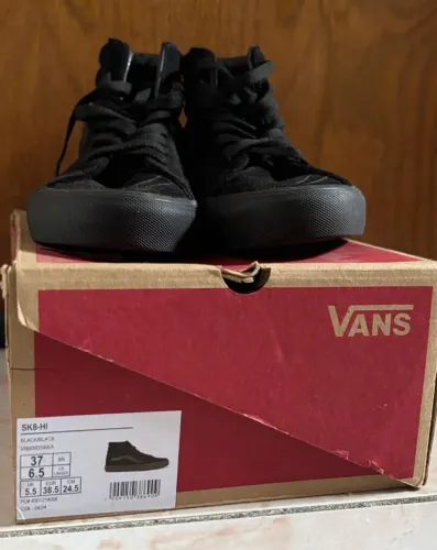 Tenis Vans Sk8-Hi Black Black
