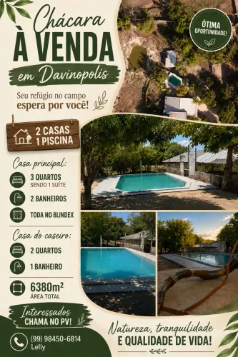 CHÁCARA A VENDA PRÓXIMA DE IMPERATRIZ