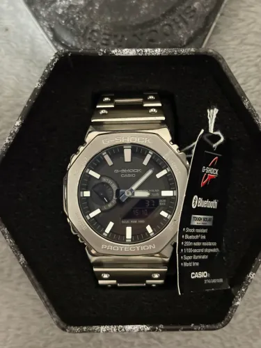 OPORTUNIDADE: G-SHOCK FULL METAL GM-B2100SD-1ADR (CasiOak) (Novo, Zero, Lacrado na Caixa.