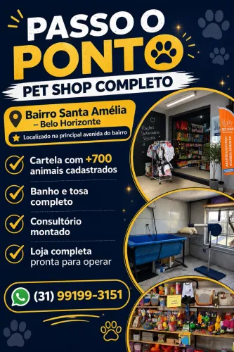 Pet shop completo loja banho e tosa consultorio BH