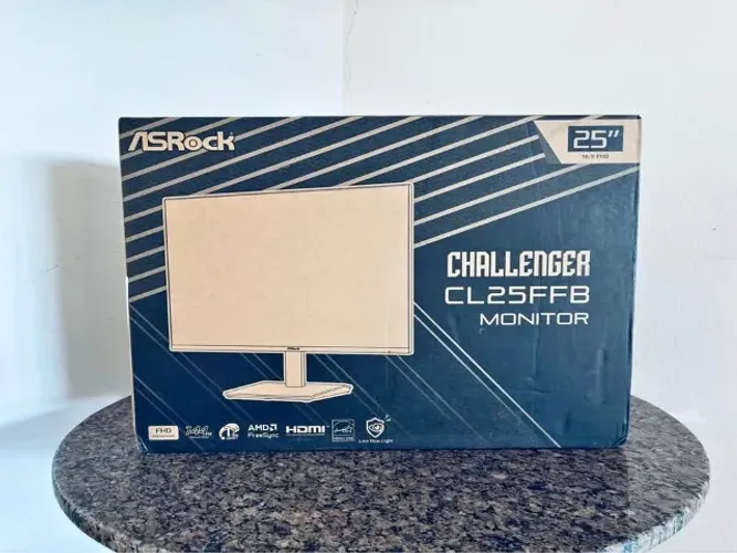 Monitor Gamer ASRock 25", 144Hz, FHD, 1ms, IPS, FreeSync (NOVO)