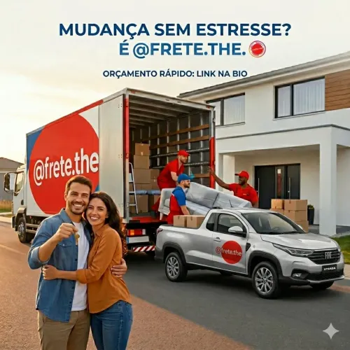 Frete Mudança e Montador Baú utilitario