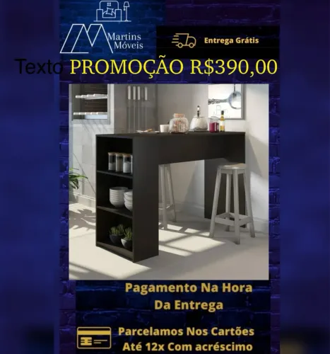 GRANDE PROMOÇÃO*BANCADA COZINHA SOLUZIONE  ENTREGA GRÁTIS ACEITA CARTÃO 