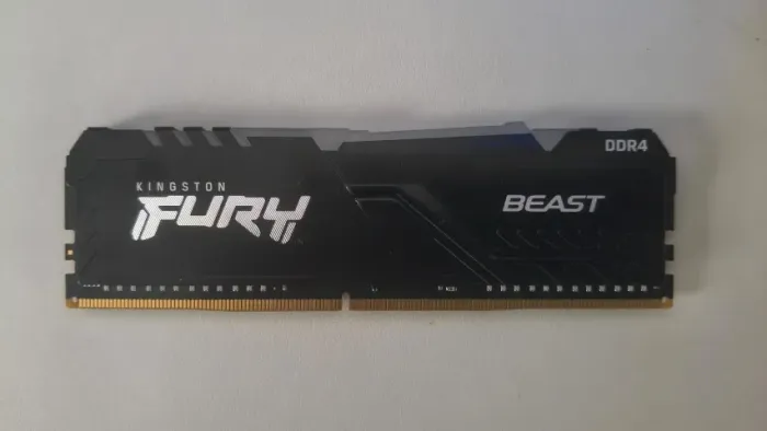 Memória RAM Kingston Fury Beast, RGB, 8GB, 3200MHz, DDR4, CL16