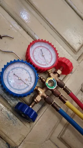 Manifold 3 vias gás R22 e R134