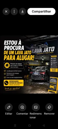 A procura de um ponto de lava jato